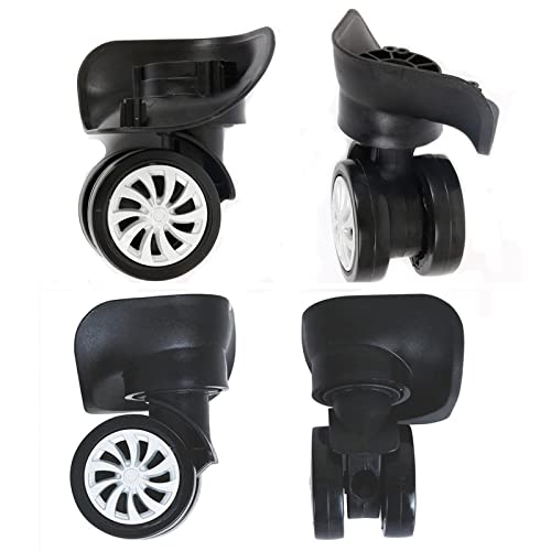 Koffer Rad Ersatz Gepäckkoffer Rad Koffer Rollen Ersatz Lenkrollen Rollen Koffer Ersatzräder Universal Gepäck Räder Schwenkräder für Gepäck Koffer Räder Ersatzrollen für Trolley Koffer 4 Stück Cover