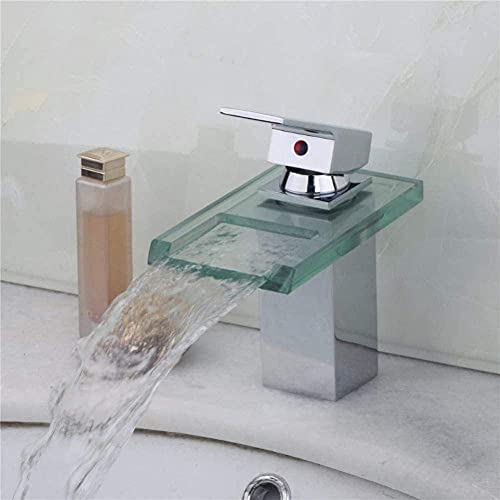 Grifo monomando para lavabo en cascada ideal para renovar baños modernos y lavabos sobre encimera