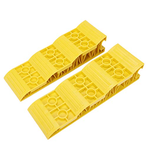 Buy Homeon Wheels RV Leveling Blocks Wheel Chocks Heavy Duty Trailer Leveler Blocks 2 Pack for
