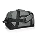 14" Small Duffle Bag Two Toned Gym Travel Bag (Gray)