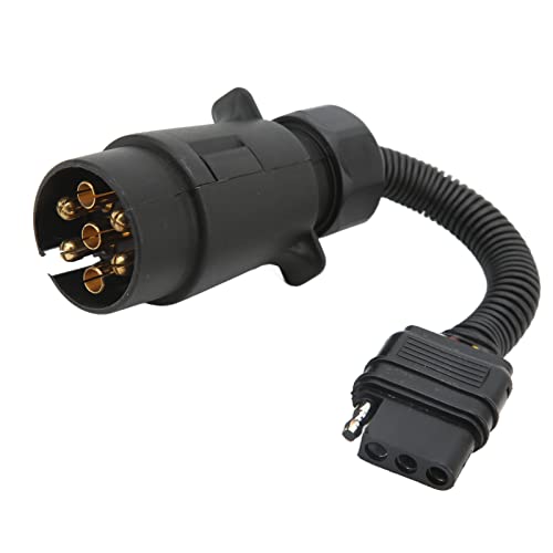 Adaptador de plugue de reboque, 7 pinos a 4 pinos amplamente utilizado Plug and Play Plug and Play U