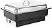 HENDI Chafing dish Tellano, Speisenwärmer, Buffetwärmer, Wärmebehälter, 9L, 230V, 900W, 573x348x(H)284mm, Edelstahl, Polypropylen