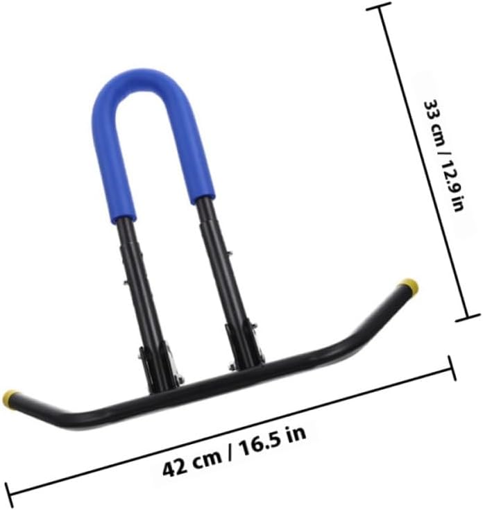 2pcs Balance Bike Kickstand Foldable Blue Bike Rear Rack Bicycle Parking Stand for Indoor Garage Storage