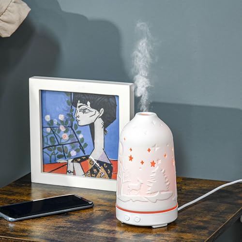 Difusor de Aroma y Humidificador 2 en 1 100ml LED miniatura 2