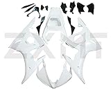 ZXMT Unpainted Injection Fairing Kit ABS Plastic Motorcycle Bodywork for Yamaha YZF R6 2003-2004 /...