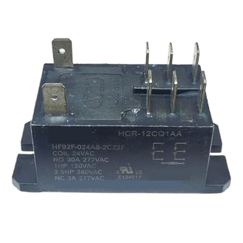 Relé HF92F-024A6-2C22F de 24V CA con 8 pies para control de potencia estable 2