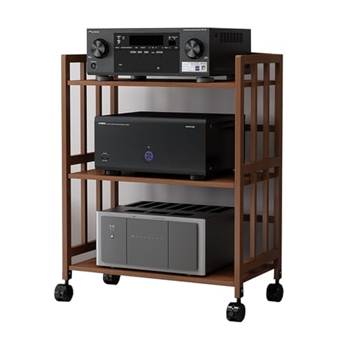 Meuble HiFi en bois modulable et support vidéo de salon réglable - 2