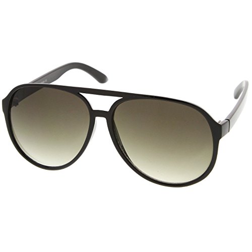zeroUV Retro Large Teardrop Shaped Lens Aviator Sunglasses 60mm2