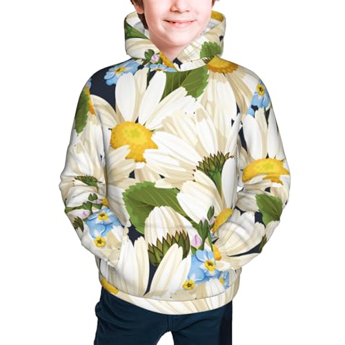 Bees Collecting Nectar Kid Hoodies Boys Sweatshirts Girls Pullover with Pocket3