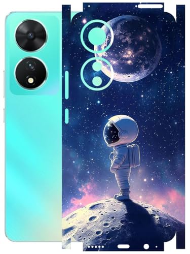 Image of AtOdds - Full Body Back Screen Guard Protector Film - Lamination Wrap Skin Sticker Compatible with VIVO T2 (5G) | Scratchproof Matte Finish (Moon)