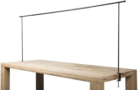 Struttura Decorativa Da Tavolo Allungabile 220-250cm - In Metallo Bianco Con Morsetti | Per Feste E Eventi - Foto 8