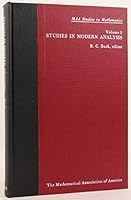 Studies in Modern Analysis, Vol. 1 0135413001 Book Cover