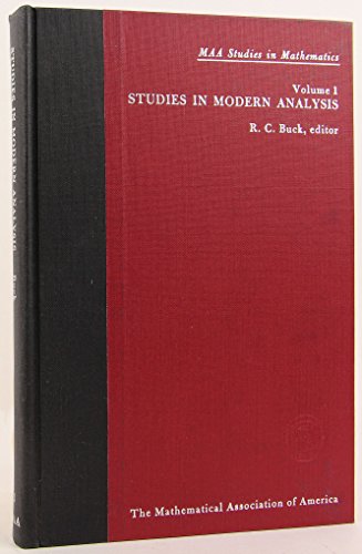 Studies in Modern Analysis, Vol. 1 0135413001 Book Cover