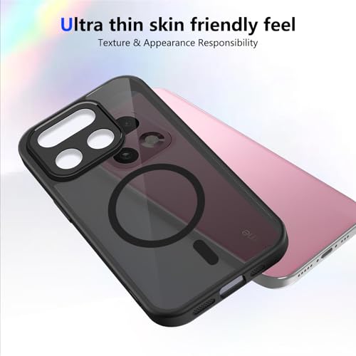 Image of Back Cover for Realme 16 Pro 5G, Translucent Matte PC Back + Soft Side TPU Bumper Shockproof Magnetic Support Mobile Case Cover (Realme 16 Pro 5G)
