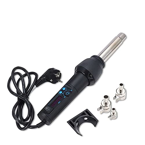 TELAM Soudage au Pistolet à Air Chaud 650W, Pistolet à Air Chaud avec température contrôlée LED écran numérique, pour Rétrécissement de la Soudure Cover