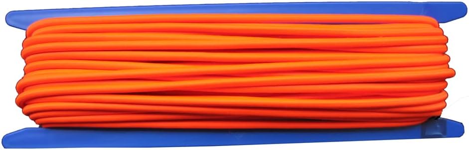 Gepolight® bungee cord 20m, diameter 5 mm, fluorescent neon orange (glows in black light)