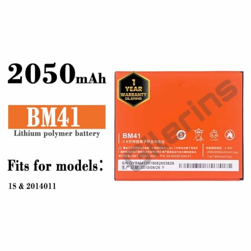 Image of Original BM41 Battery for Redmi 2050mAh /7.8WH 3.8V Battery with 1 Year Warranty***(D229)