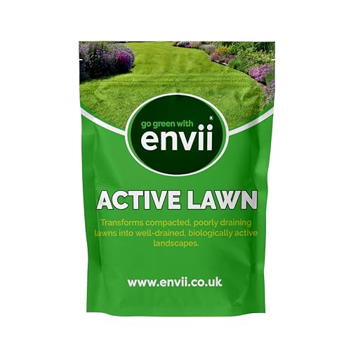 Envii Active Lawn – Rasen Lehm bodenverbesserer & Garten boden aktivator, verbessert die Belüftung und die Gesundheit des Rasens (reicht für bis zu 40 m²)