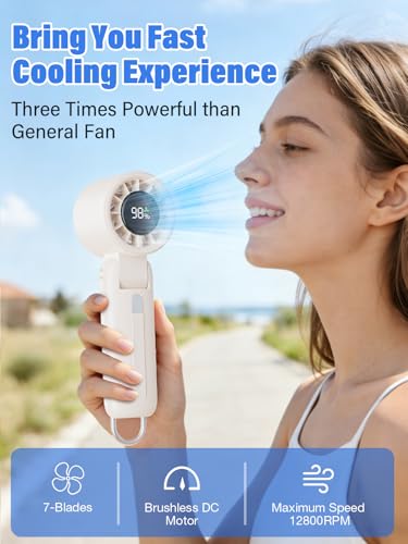 Portable Camping Fan Rechargeable LED
