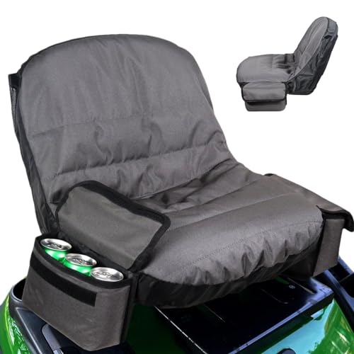 Coussin de tondeuse autoportée étanche avec housse de protection de siège
