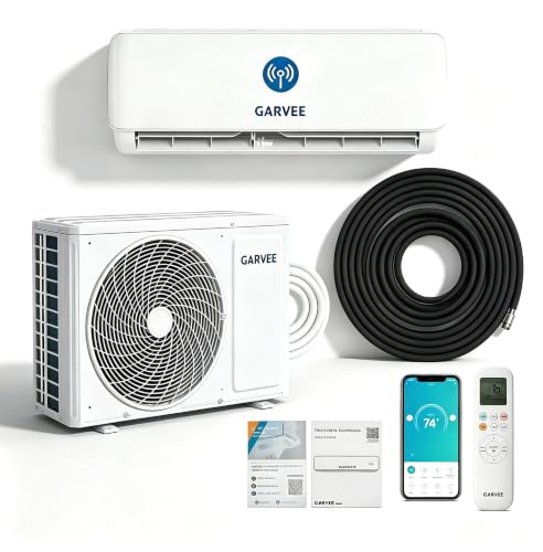 GarveeMore Fest installierte Split-Klimaanlage, 24kBTU,107m2,HKE,19dB, weiß