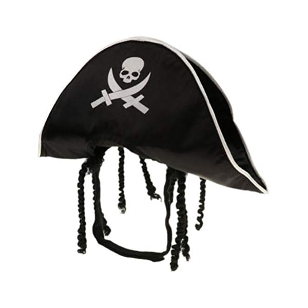 Amosfun pet pirate hat dog cat captain cap halloween pirate cosplay costume halloween party hat dress up costume accessories