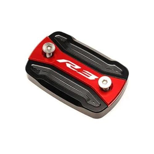 Tapa depósito líquido frenos cilíndrica FBC Red delantera y trasera para YZFR3