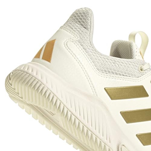 adidas Damen Court Flight Shoes, Off White/Gold met./core Black, 48 2/3 EU – Ansicht 5