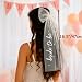 TWPER Bride to Be Bow Veil with Pearls, White Bridal Hair Bow Clip with Veil for Bachelorette Party, Bridal Shower, Wedding Morning, Engagement Photo Accessory
