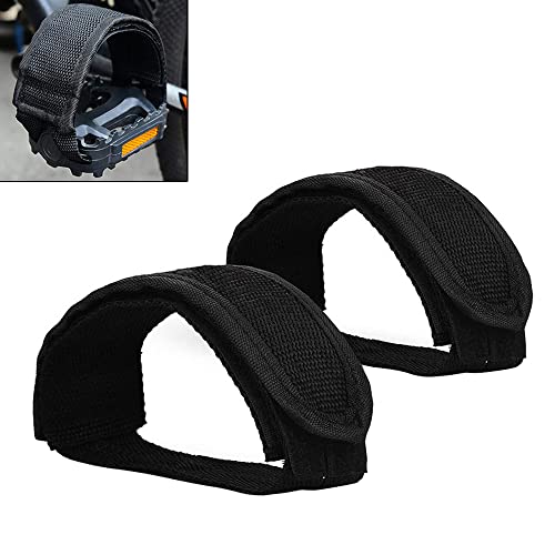 Tobefore 1 Pair Universal Bicycle Fixed Strap Bicycle Feet Strap Pedal Straps Nylon Bike Pedal Straps Toe Clip Strap Belt Adhesive Bicycle Pedal Tape For Indoor Fitness Bike Fixed Gear Bike #TOP11