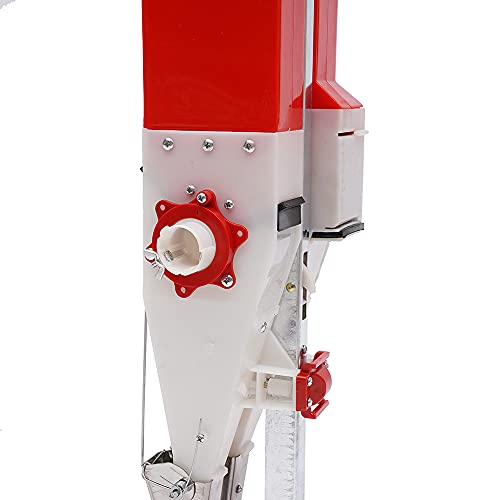 Distribuidor manual doble para semillas y fertilizante miniatura 6