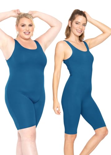 Image of STRETCH IS COMFORT Teamwear Women's Regular and Plus Size Cotton Tank Unitard