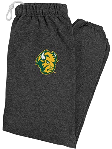 North Dakota State University Primary Logo Mens Jogger, Charcoal Heather, L