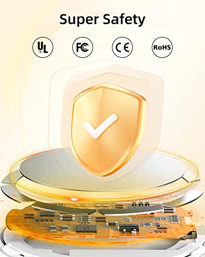 Keeson High Frequency Facial Wand, Lasts 2X Energy 7 In1 Portable Multi-Function High Frequency Facial Machine With 6 Different Tubes, Handheld High Frequency Wand #TOP7