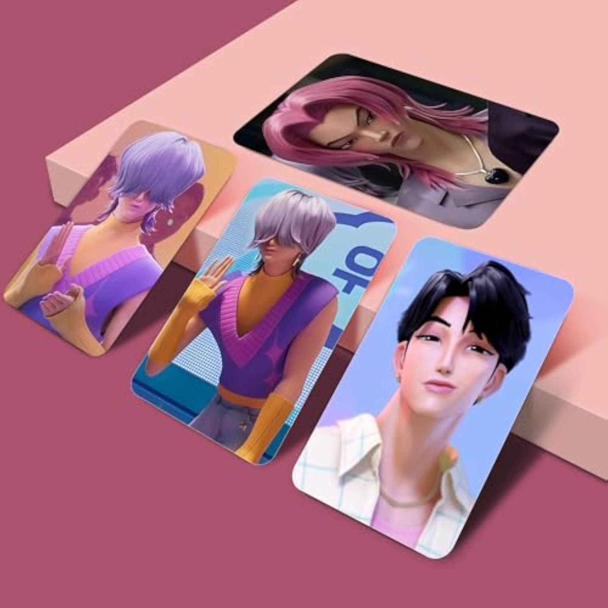 Kpop Demon Hunters Movie Concept Glossy Laminated Photocards Set