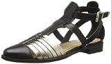  Pepe Jeans Trinity, Zapatillas de Estar por casa con talón Abierto Mujer, Negro, 39