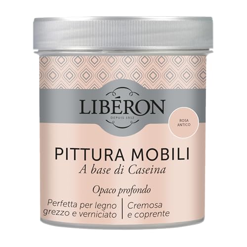 Libéron Pittura Mobili a base di Caseina Rosa Antico 0.5 L