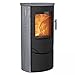 Produktbild Lotus LO-400 Prio 5 Kaminofen Schwarz/Indian Night, Rauchabgang hinten/A
