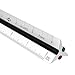 Alvin 30ATS 4" Mini Aluminum Architect Triangular Scale