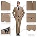 Men Suit Classic Fit 3 Pieces Suit Set Single Breasted 2 Button Blazer Casual Khaki Suits for Men Business Tuxedo 3XL