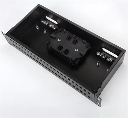 48-port terminal box optical fiber rack optical fiber distribution frame 48-core fused fiber box SC empty box(SC48 port box) alternate view