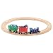 Melissa & Doug Farm Animal Wooden Train Set (12+ pcs)