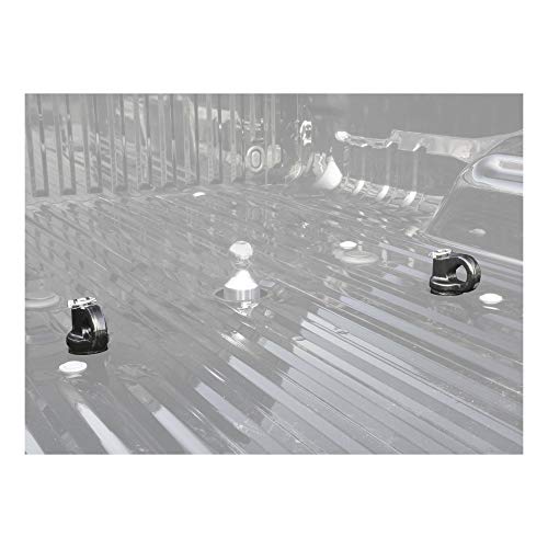 Curt 60691 Oem Puck System Gooseneck Safety Chain Anchors, 30K, Fits Select Silverado, Sierra 2500, 3500 Hd, F-250, F-350, Nissan Titan Xd, Carbide Black Powder Coat #TOP1