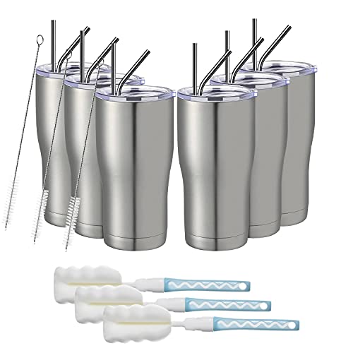 MEWAY Edelstahl-Trinkbecher, 590 ml, vakuumisolierte Kaffeetasse Cover