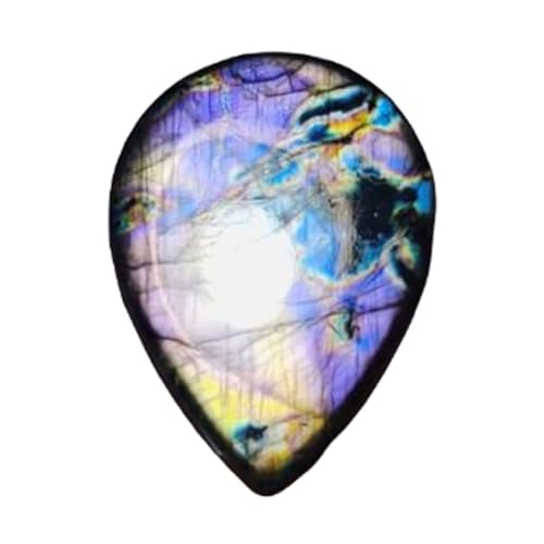 Labradorite arc-en-ciel poire pour créer votre propre collier en cristal fait main