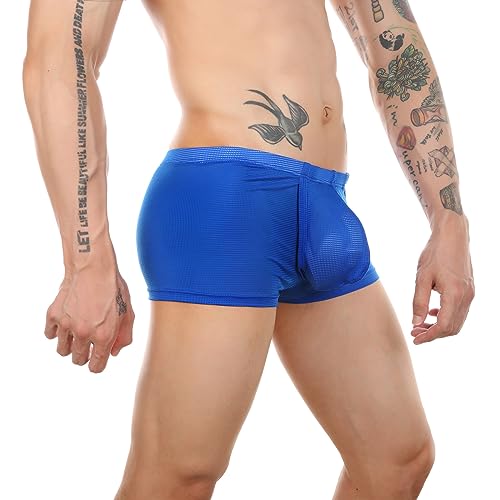 Banana Bucket 4Pack Mens Stretchy Underwear Boxer Briefs Breathable Elastic Waist Pull on Undies Trunks Underpants Shorts2