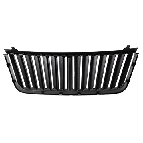 Black Abs Plastic Vertical Style Front Upper Bumper Grille Compatible With Ford Expedition 03 04 05 06 #TOP6