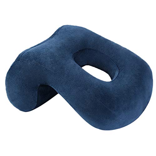 AMOYER Plüsch-Office-Noon Nap Kissen Atmungsaktiv Schreibtisch Schlafkissen Langsam Rebound Hände Frei