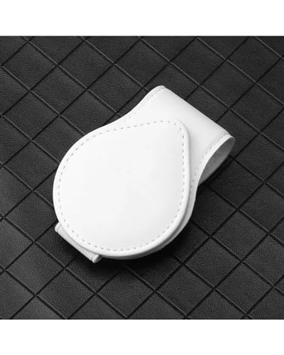 Support de lunettes de soleil pour voiture universel et clip de fixation en cuir pour pare-soleil