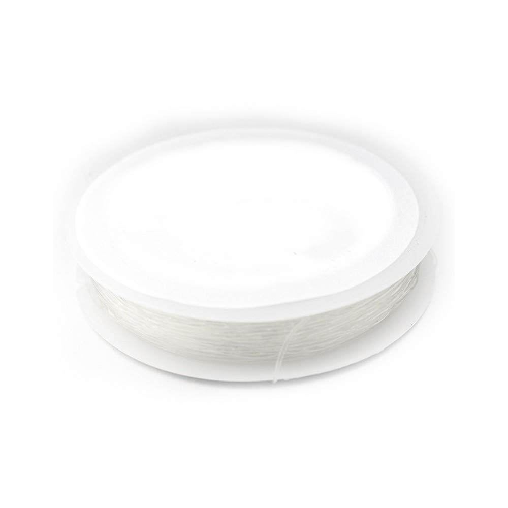Charming Beads Clear Elastic Stretch Threads 10M Spool 1mm Thick Pack of 2